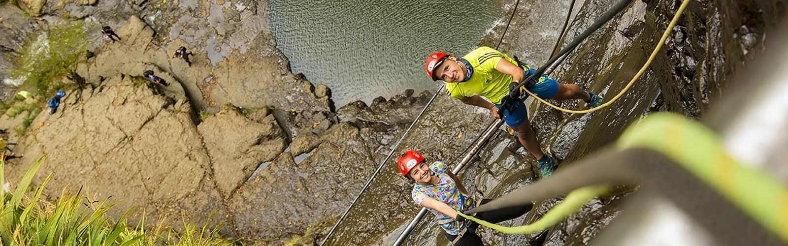 canotaje en san gil Torrentismo en sangil cascadas de Juan Curí (1)